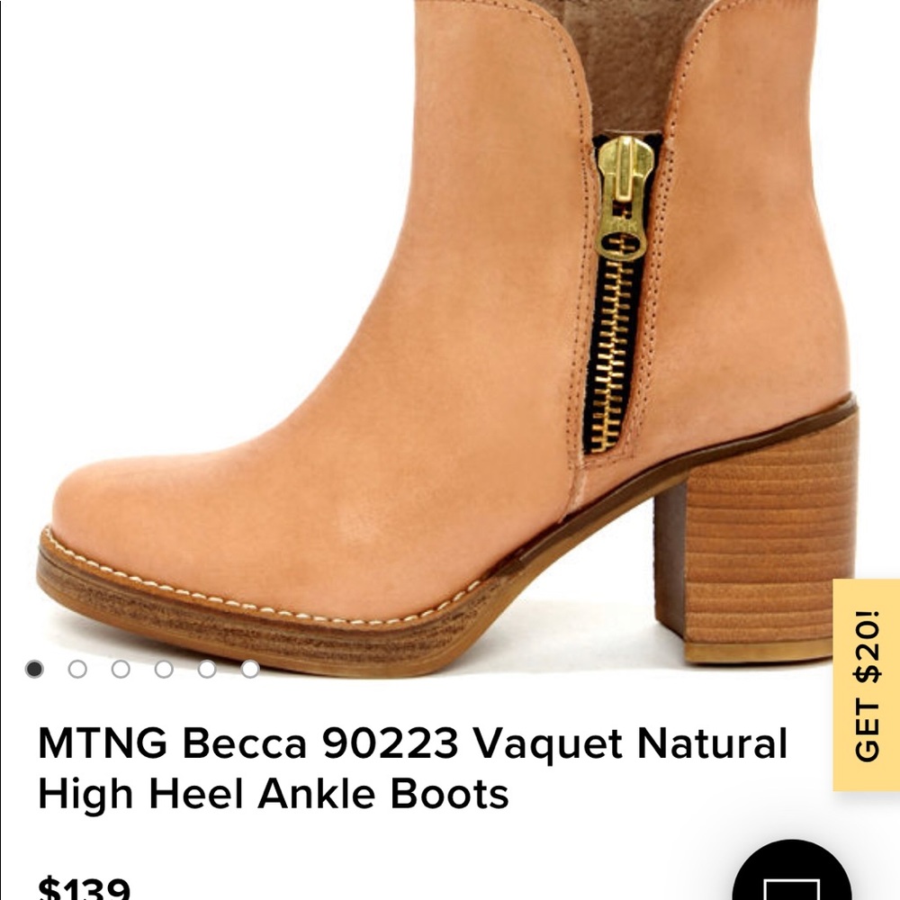 NEW IN BOX MTNG Originals Leather Boots
